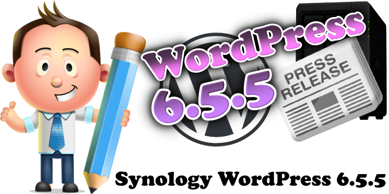 Synology WordPress 6.5.5