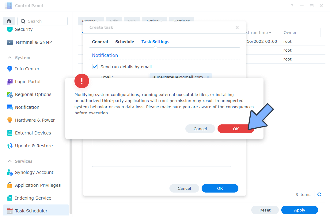 WatchYourLAN Synology NAS Portainer Set up 2