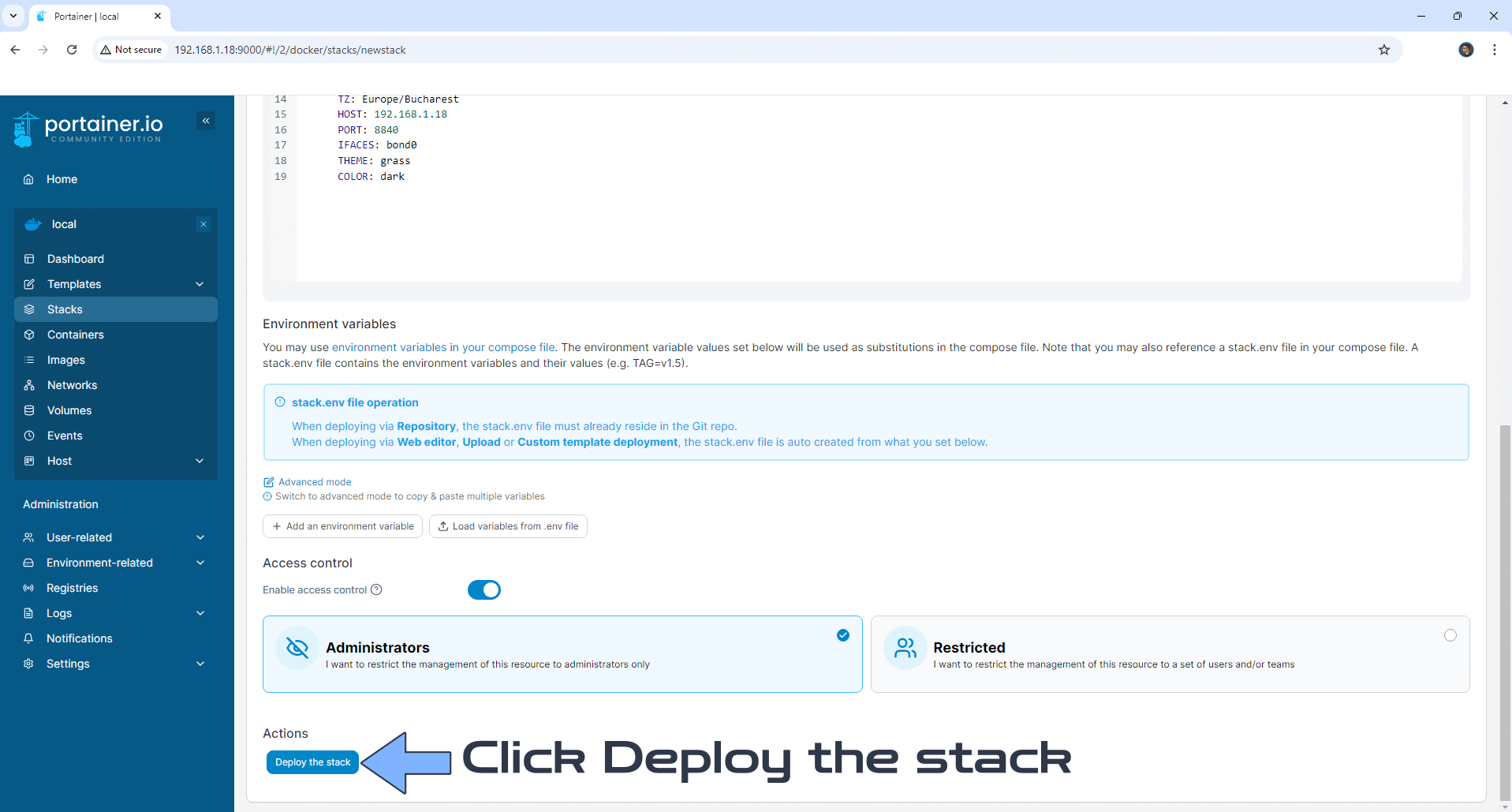 WatchYourLAN Synology NAS Portainer Set up 7 new 2024