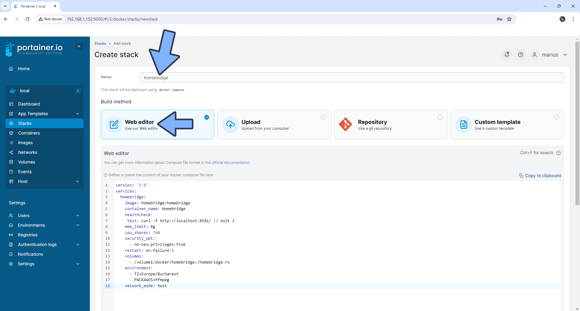 Homebridge UGREEN NAS Set up 2