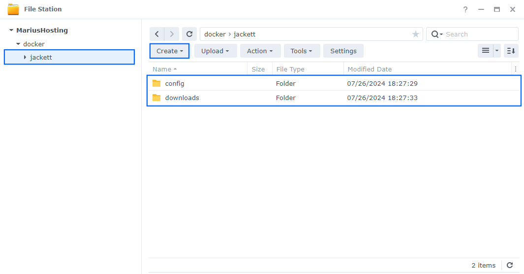 Jackett Synology NAS Portainer Set up 2