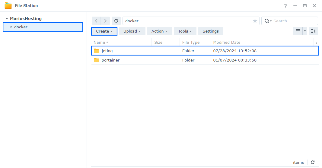 JetLog Synology NAS Set up 1