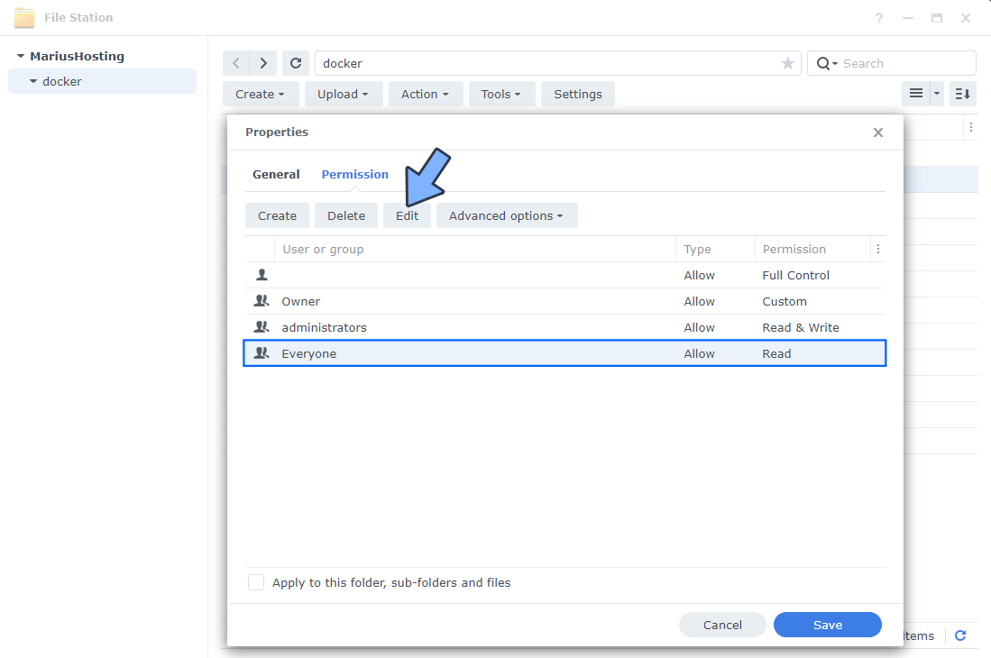 PdfDing Synology NAS Set up 5