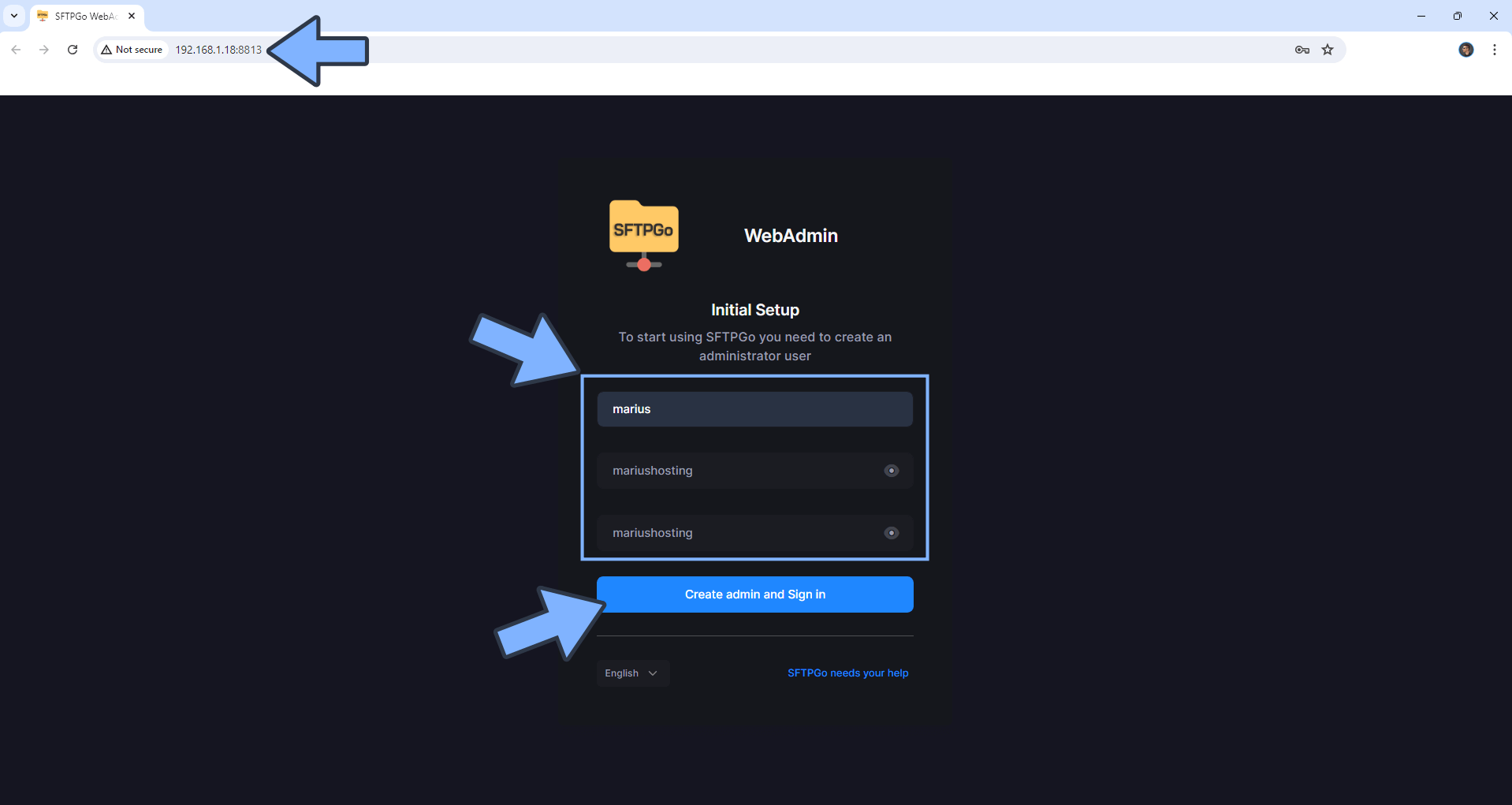 SFTPGo Synology NAS Set up 11