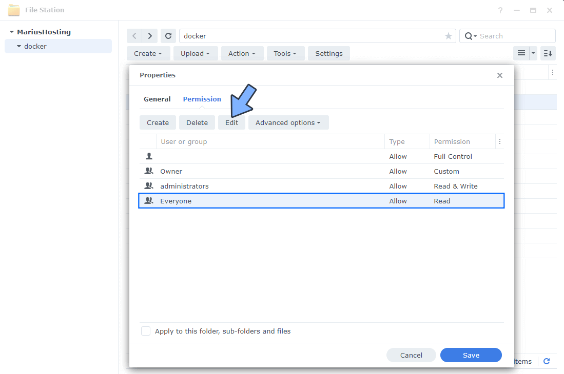 SFTPGo Synology NAS Set up 5