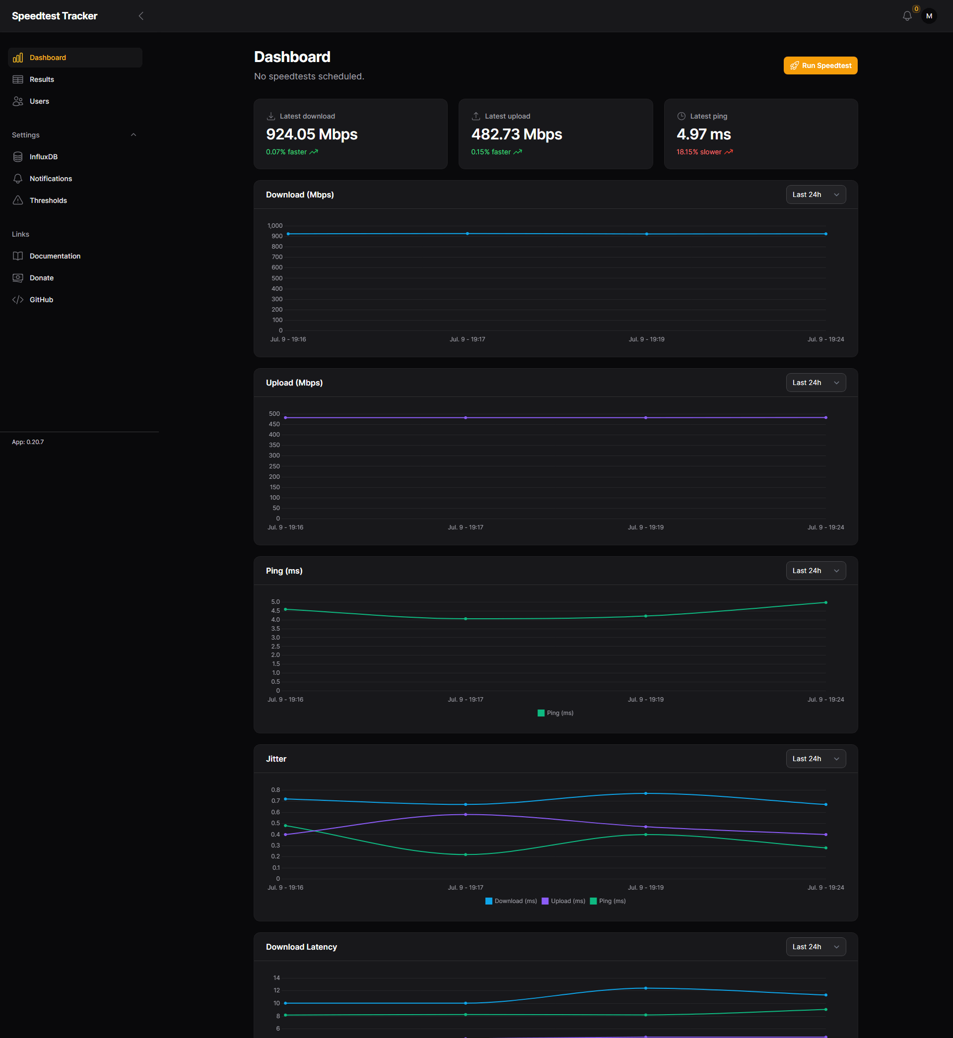 Speedtest Tracker UGREEN NAS Set up 11