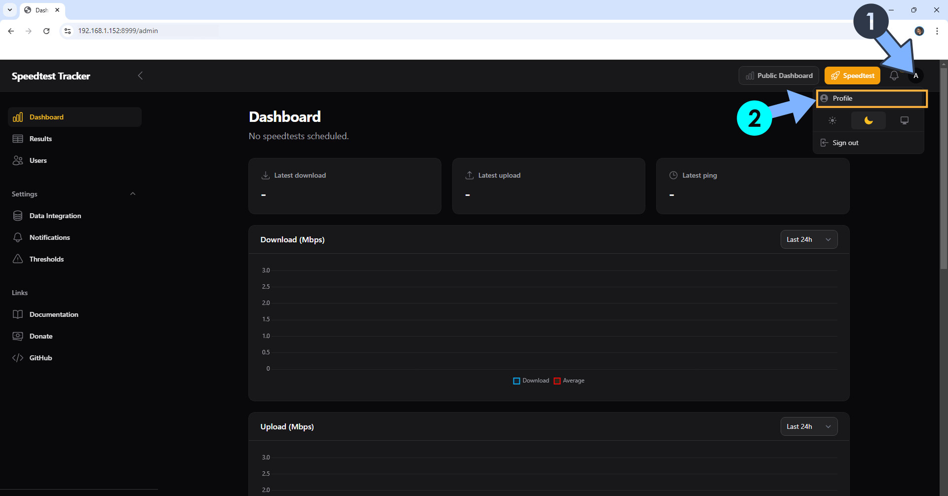 Speedtest Tracker UGREEN NAS Set up 6 new 2027