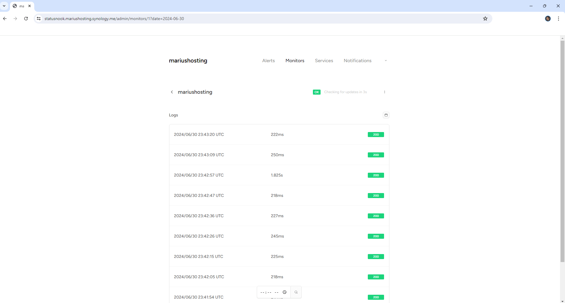 Statusnook Synology NAS Set up 17