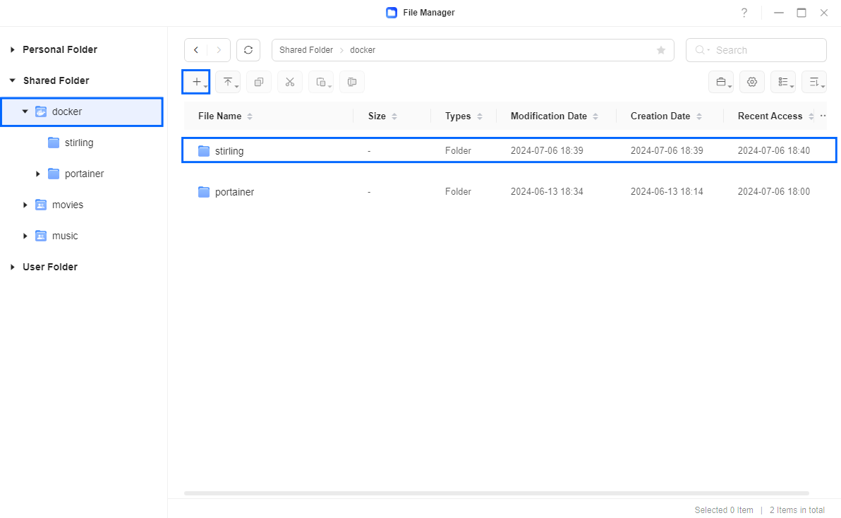 Stirling-PDF UGREEN NAS Set up 1