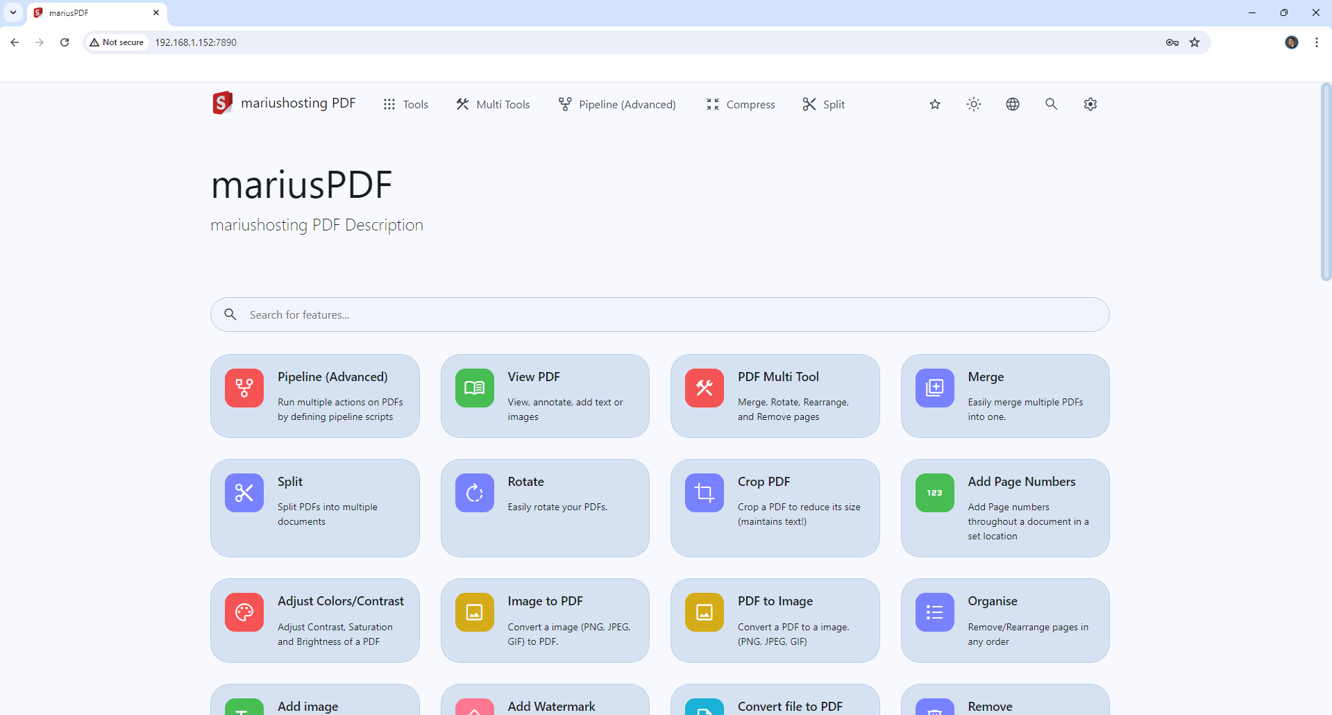 Stirling-PDF UGREEN NAS Set up 7