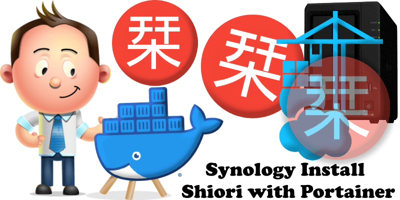 Synology Install Shiori with Portainer