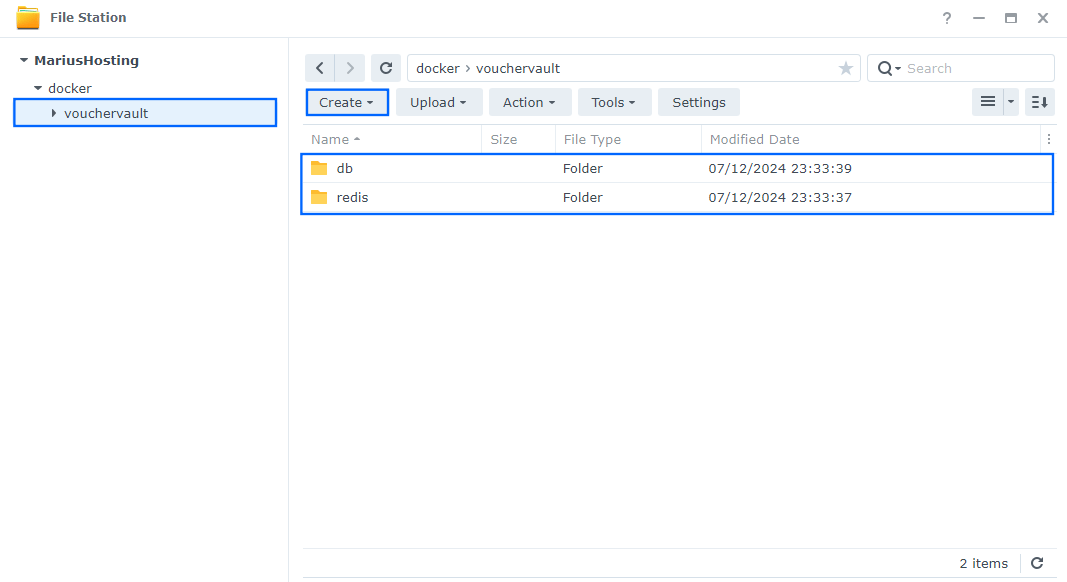 VoucherVault Synology NAS Set up 7