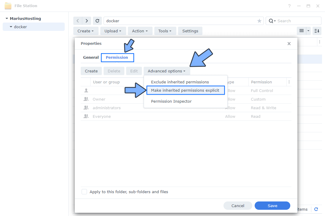 VoucherVault Synology NAS Set up 9