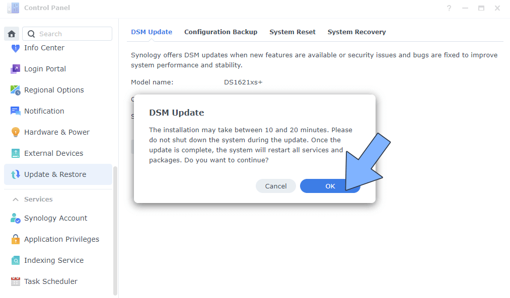 3 Synology DSM 7.2.2-72803