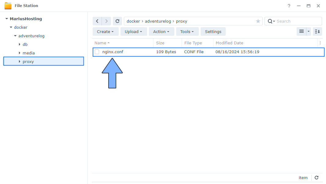 AdventureLog Synology NAS Set up 11