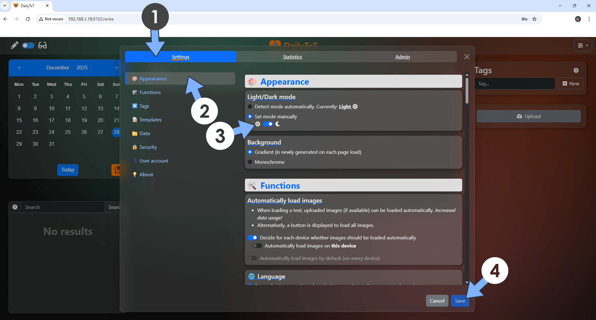DailyTxT Synology NAS Set up 12 new 2026