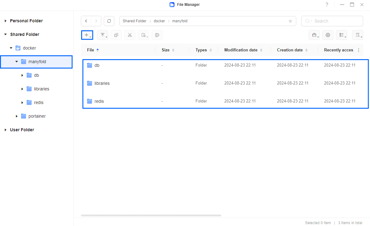 Manyfold UGREEN NAS Portainer Set up 2