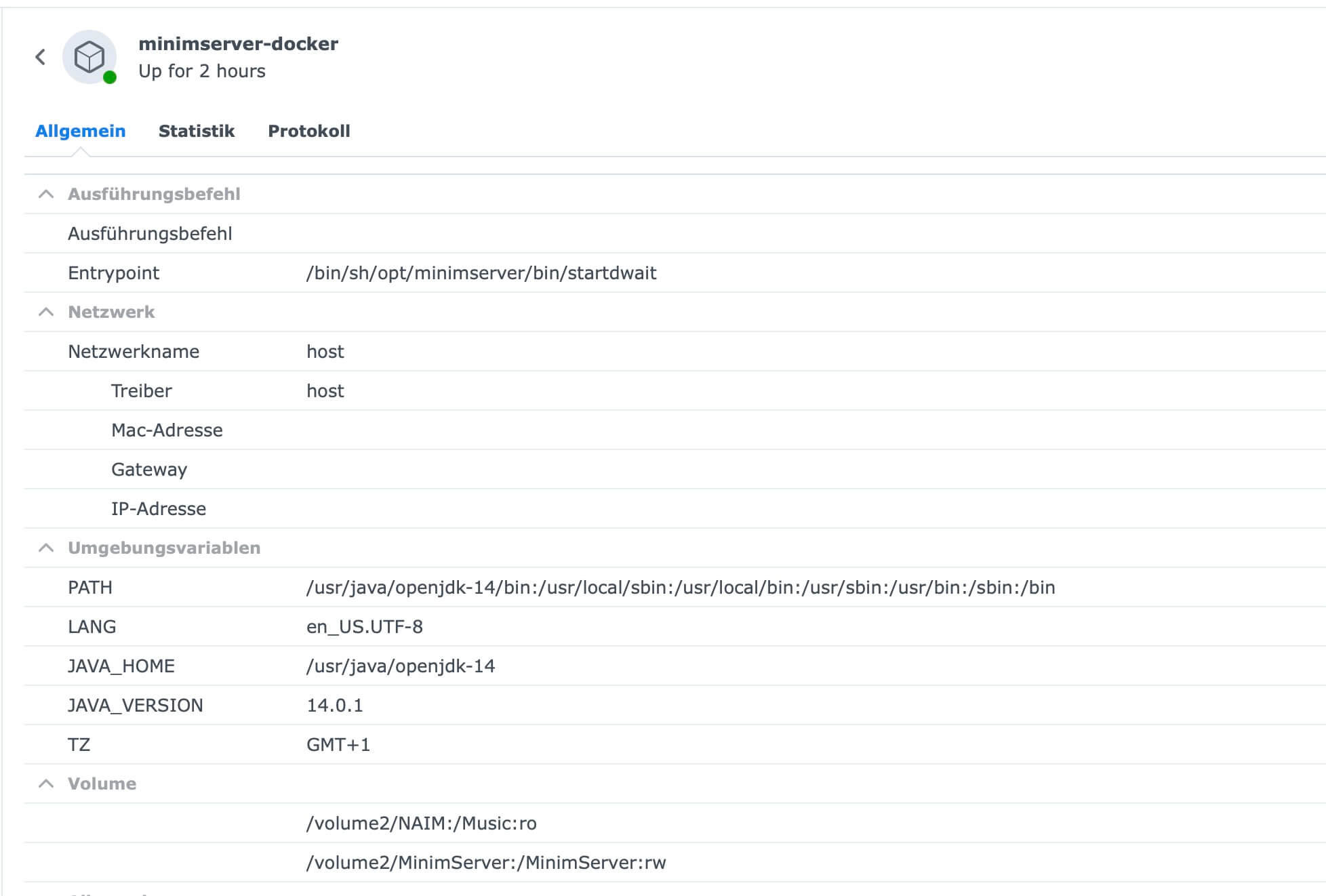 MinimServer Synology