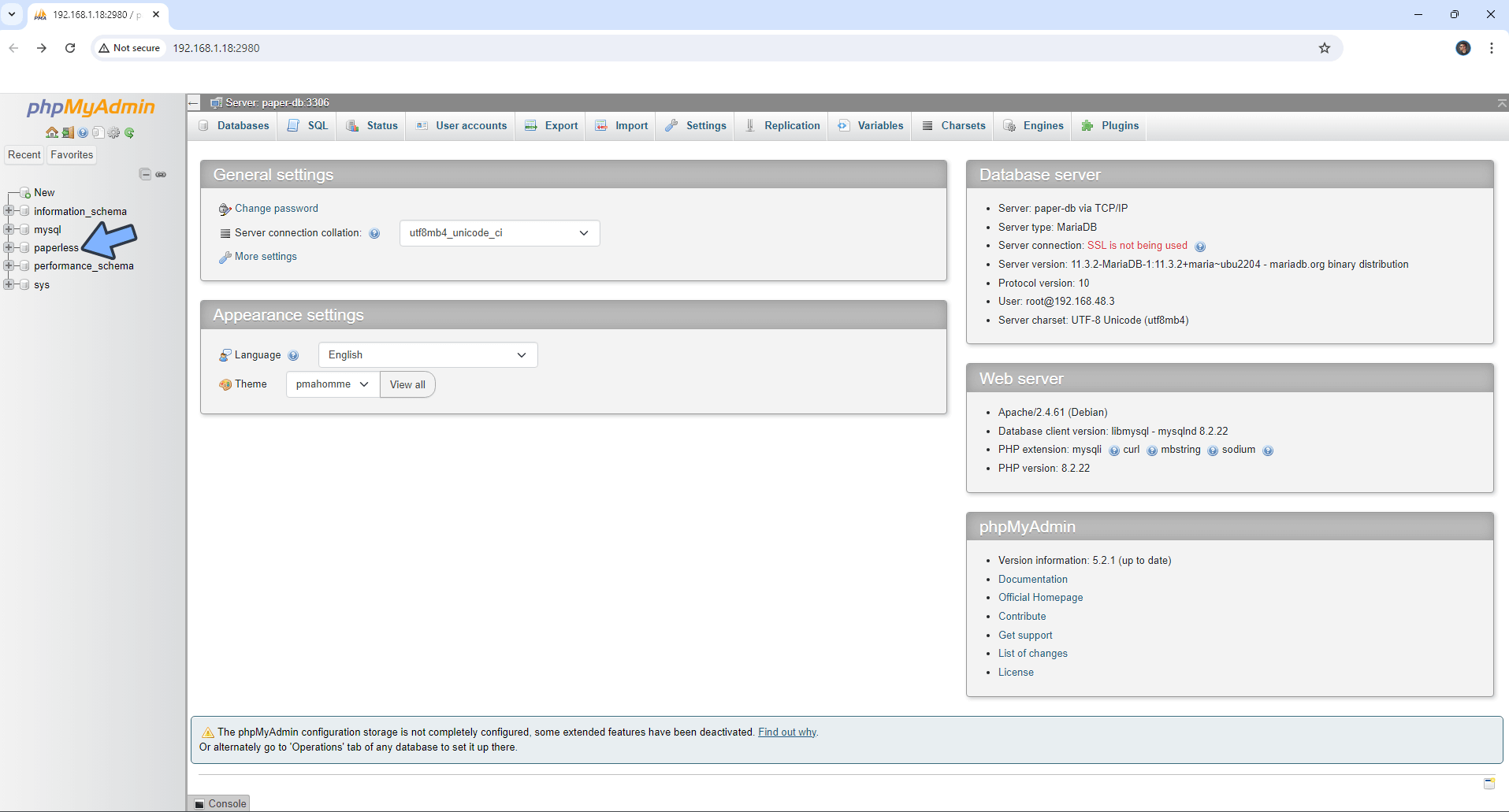 Paperless-NGX on Your Synology NAS With MariaDB STEP 16