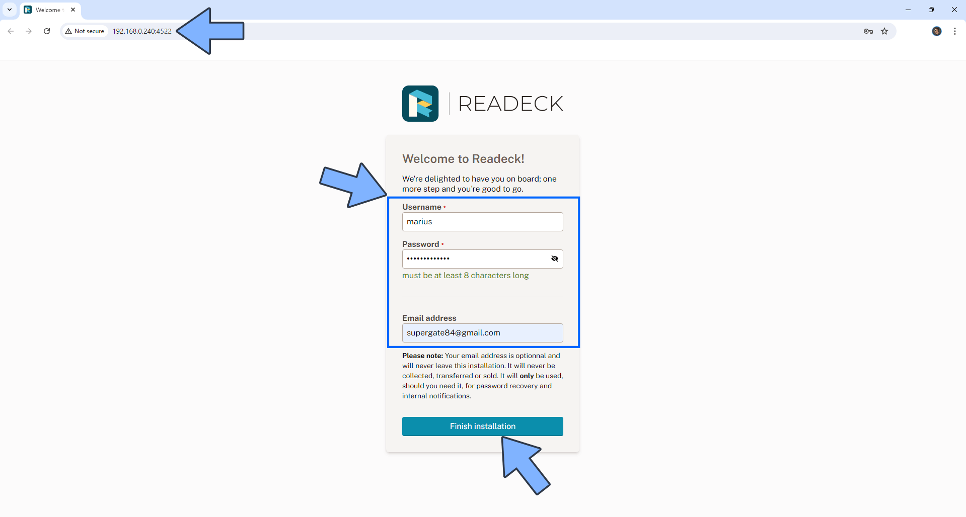 Readeck UGREEN NAS Portainer Set up 6