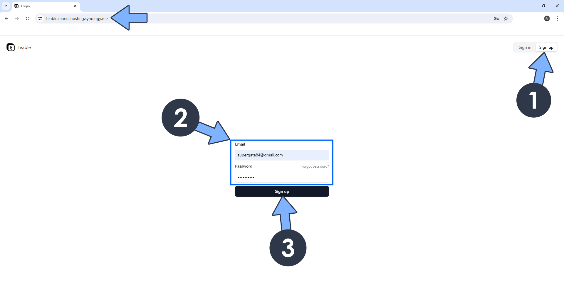 Teable Synology NAS Set up 15