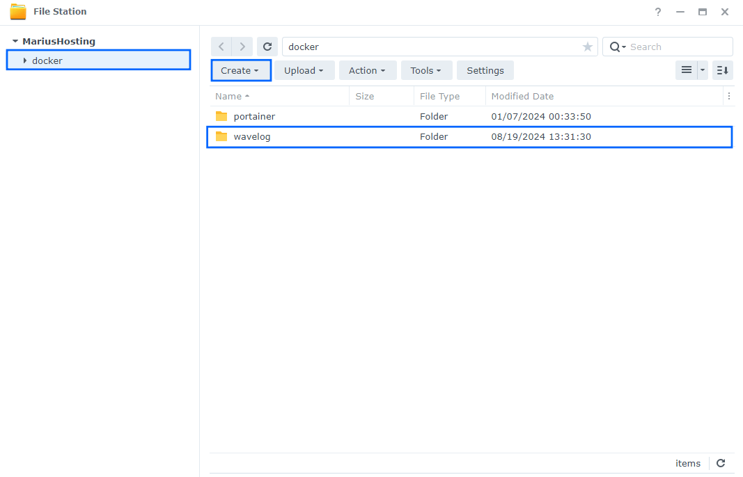 Wavelog Synology NAS Set up 7