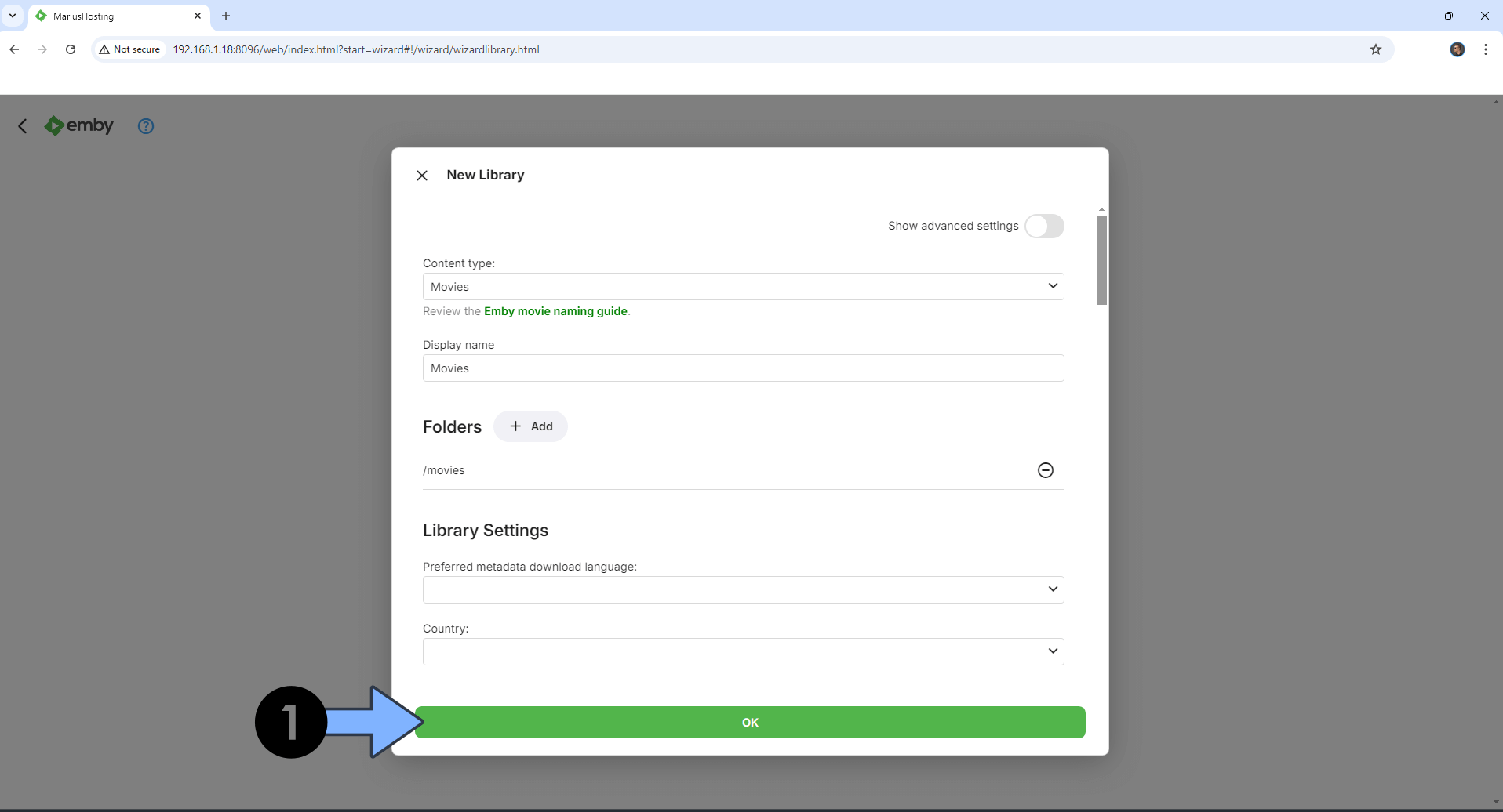 Emby Hardware Transcoding Synology NAS Set up 11