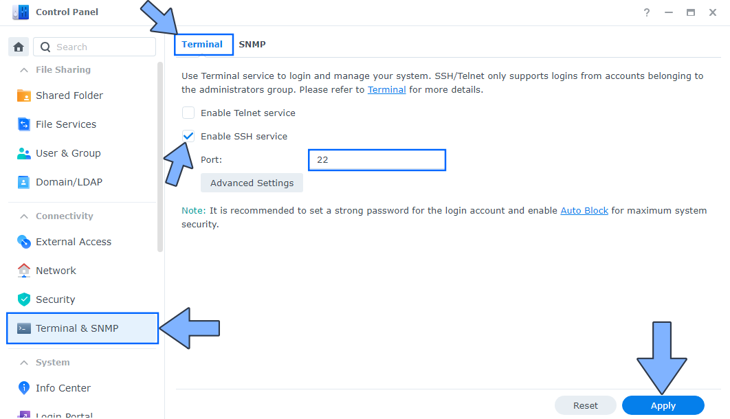 Nexterm Synology NAS Set up 2