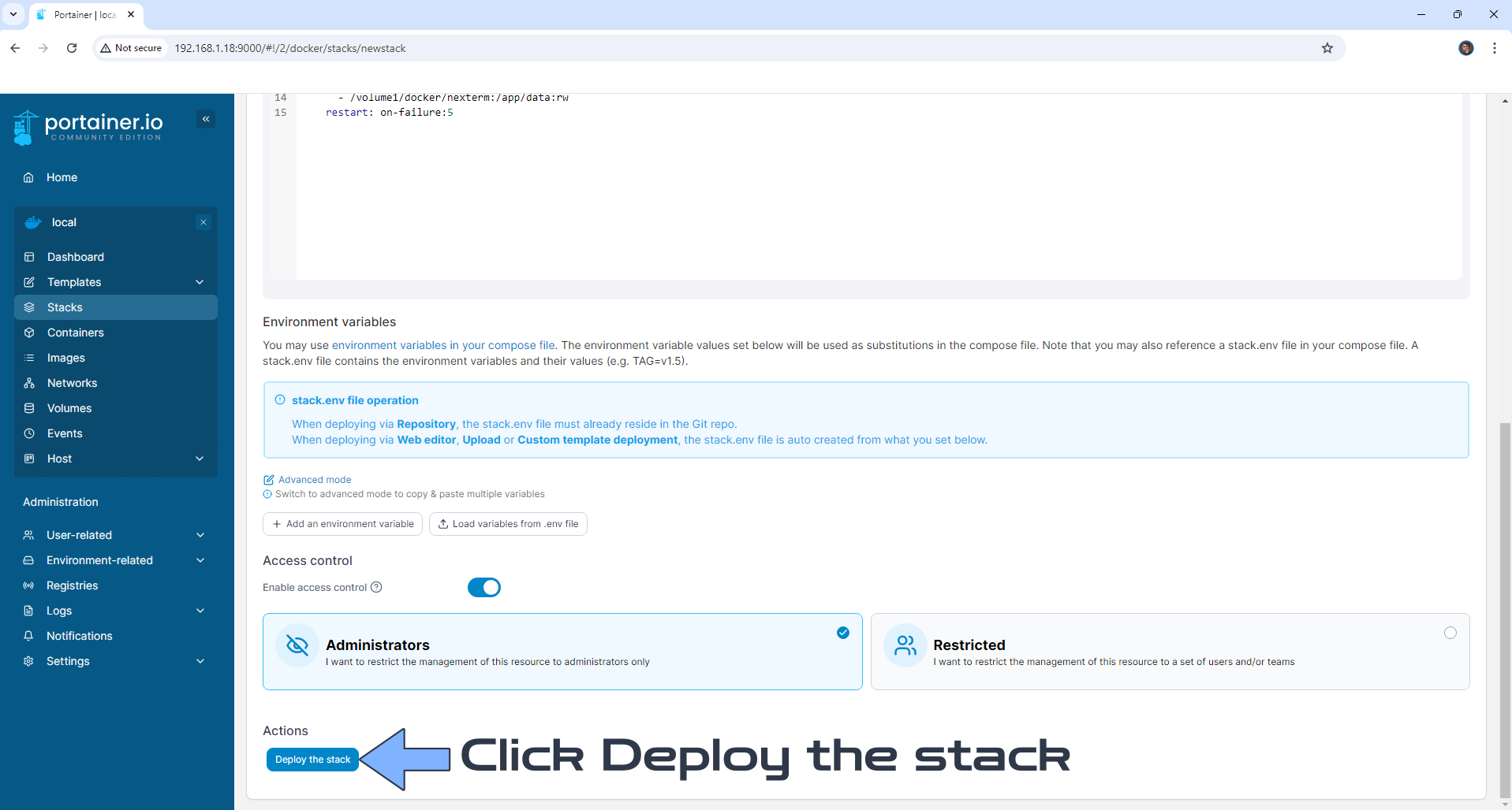 Nexterm Synology NAS Set up 4