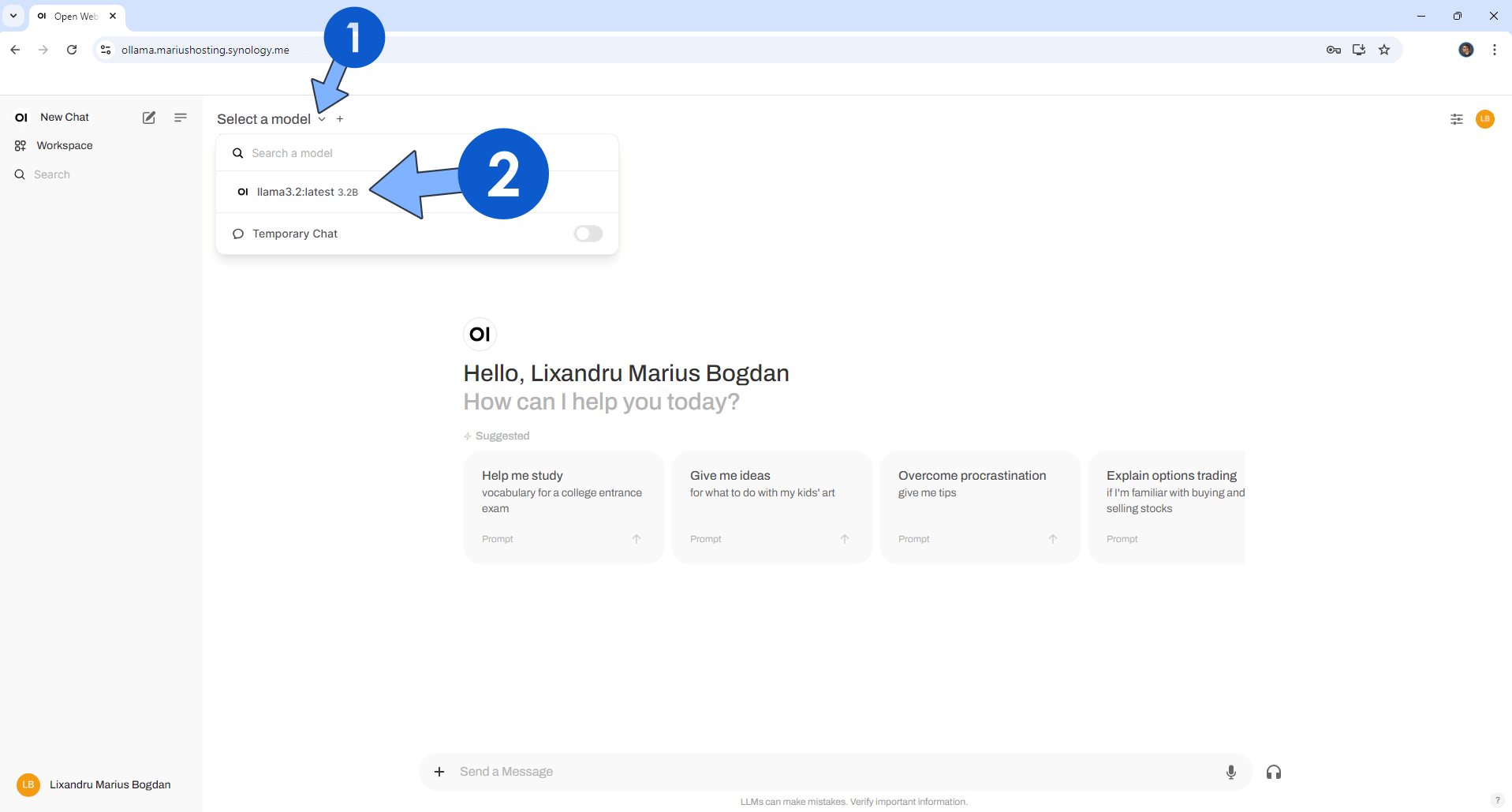 Ollama Synology NAS Set up 14