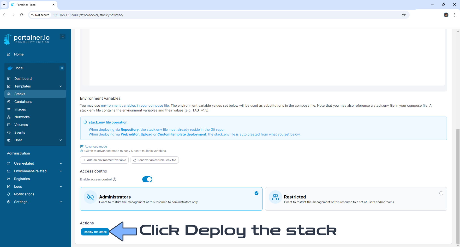 Rustpad Synology NAS Set up 2