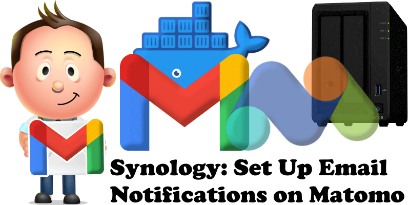 Synology Set Up Email Notifications on Matomo