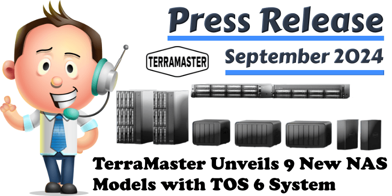 TerraMaster Unveils 9 New NAS Models with TOS 6 System