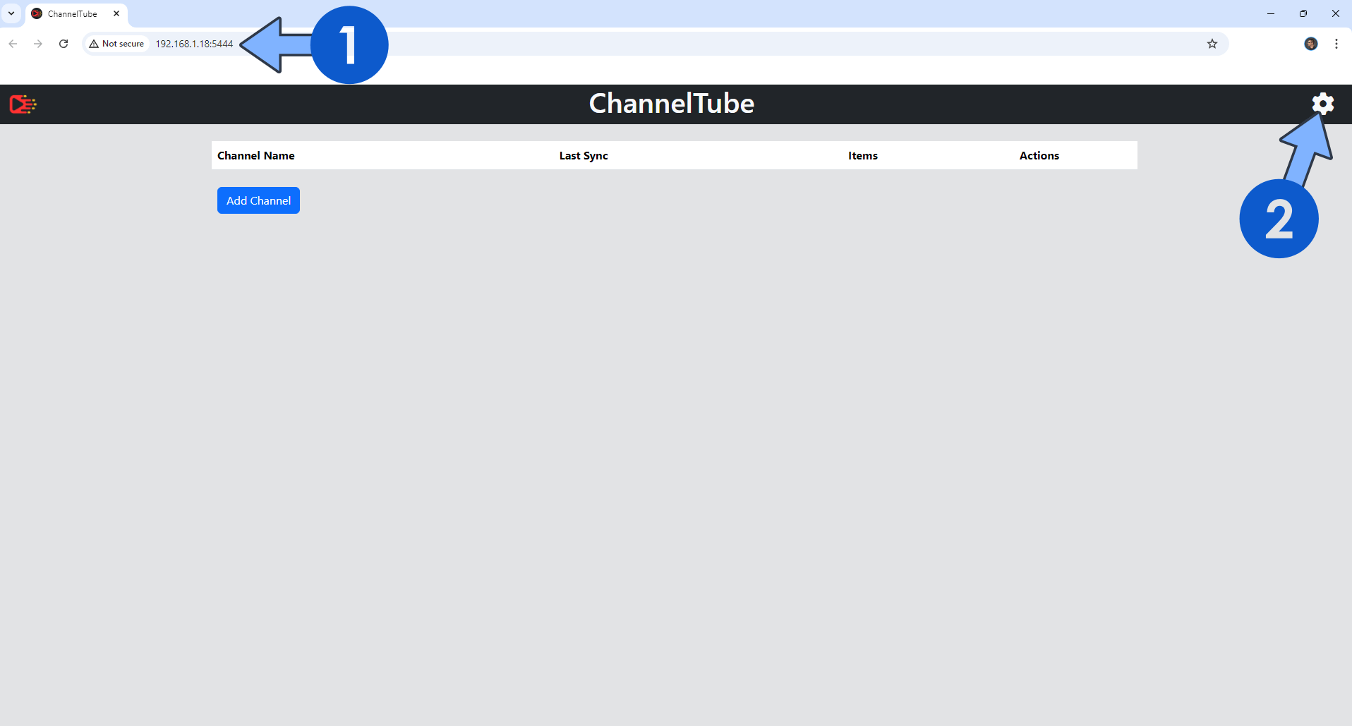 ChannelTube Synology NAS Set up 11