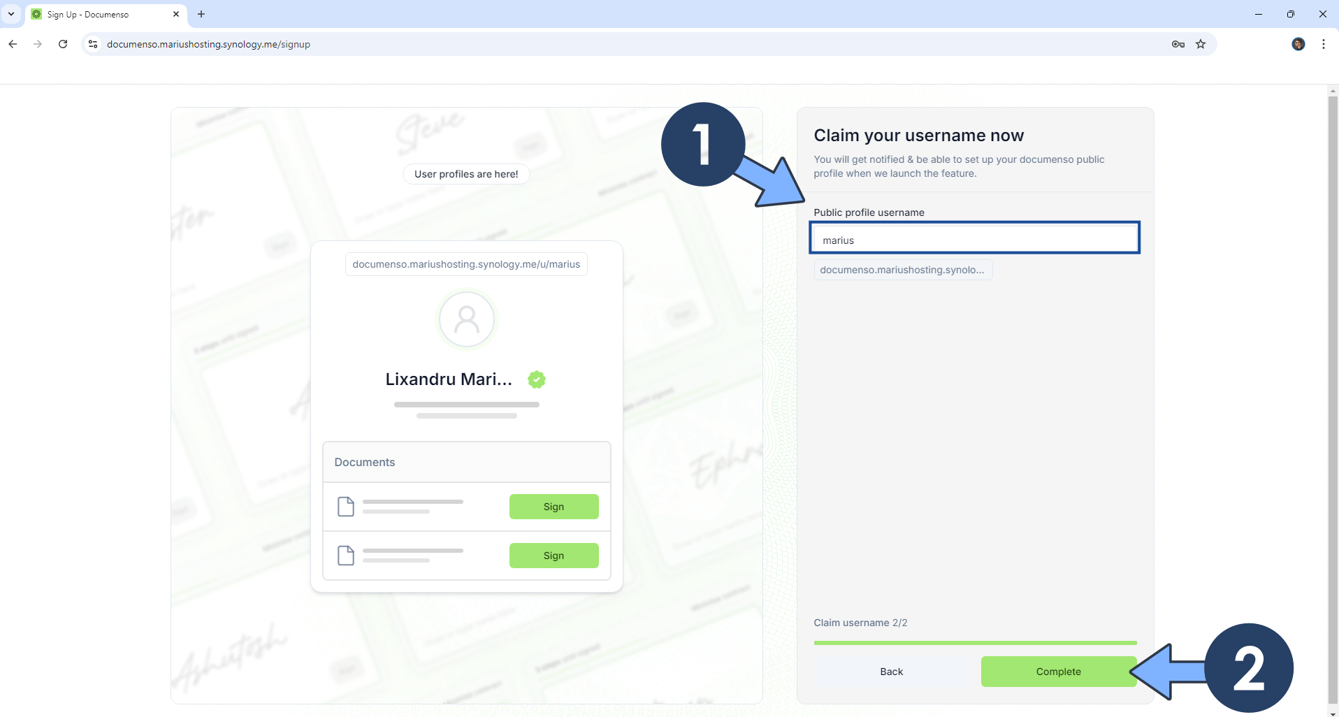 Documenso Synology NAS Set up 12