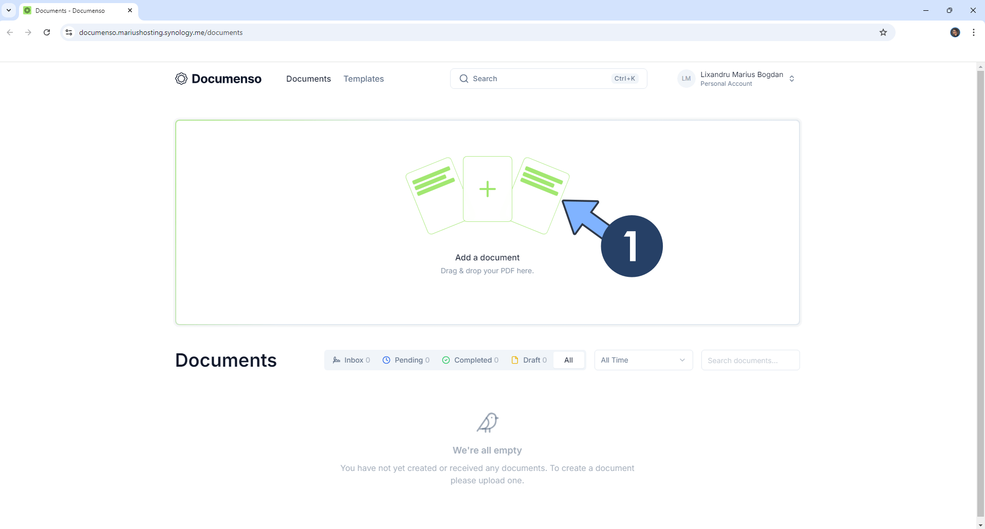 Documenso Synology NAS Set up 15