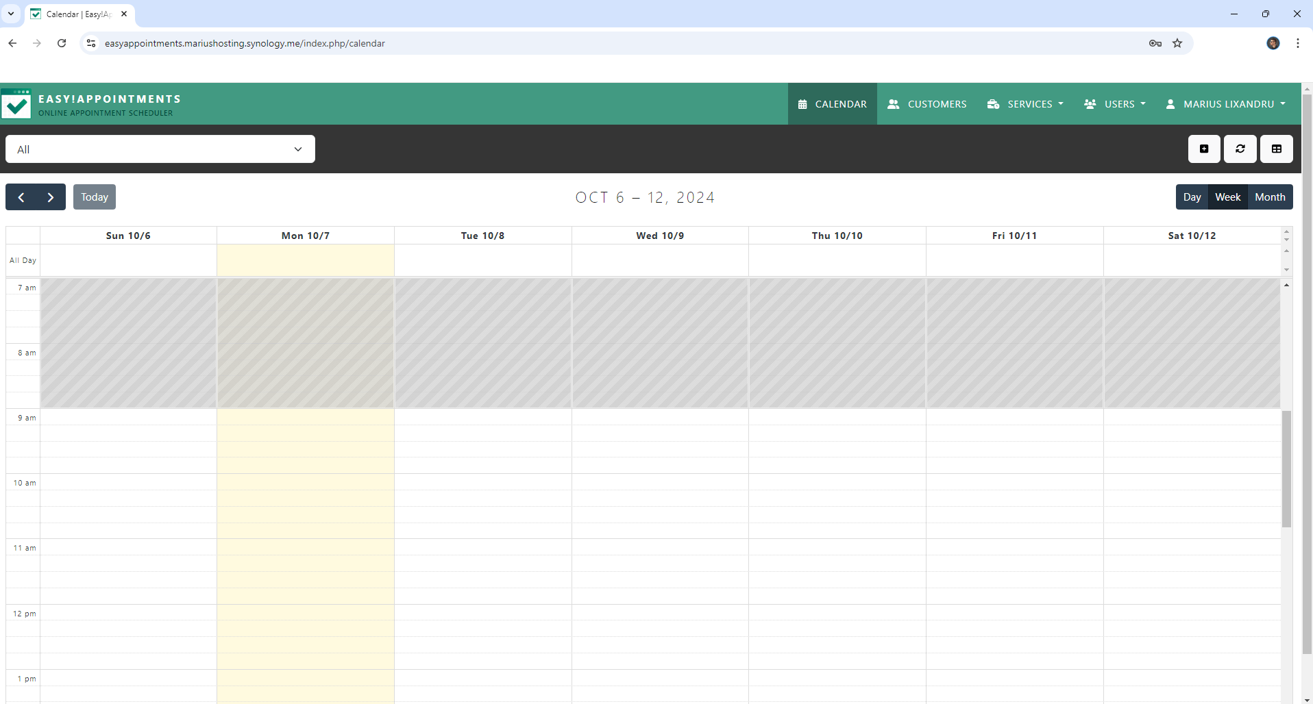 Easy Appointments Synology NAS Set up 13