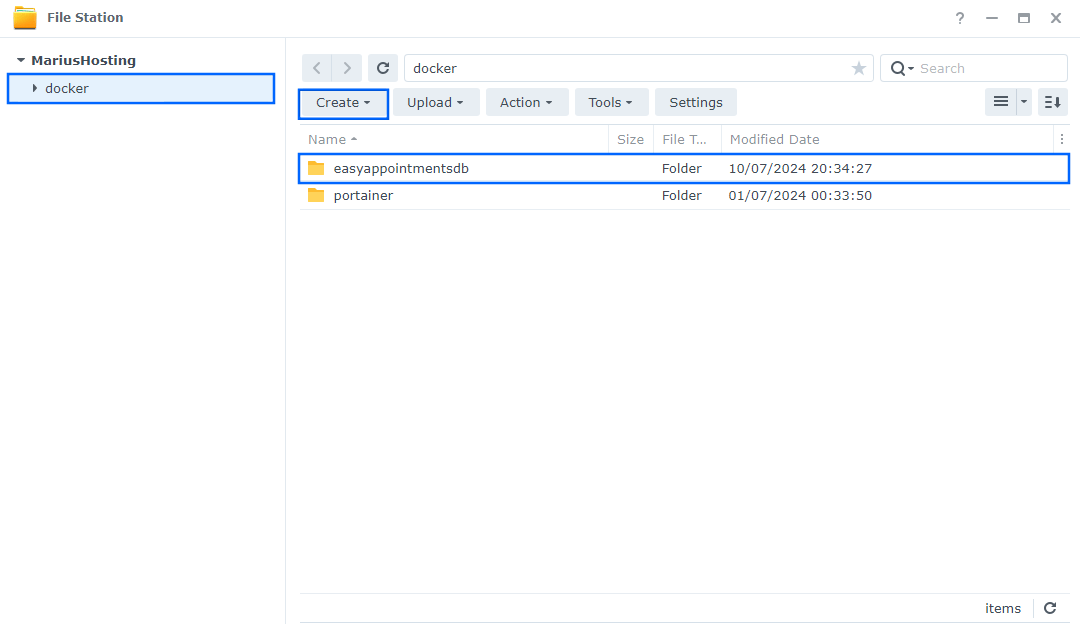 Easy Appointments Synology NAS Set up 6