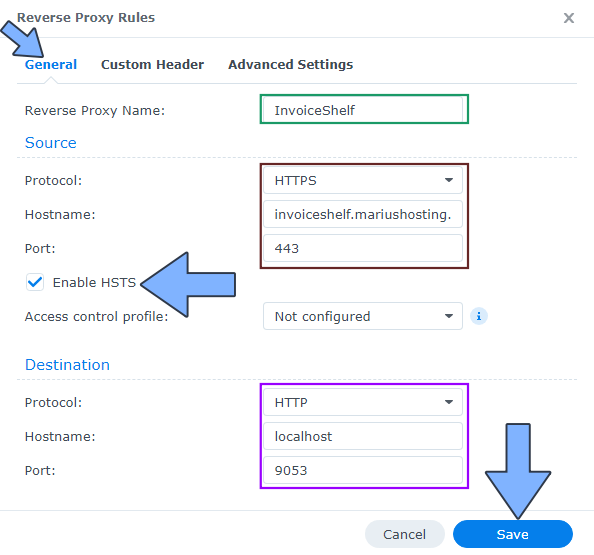 InvoiceShelf Synology NAS Set up 3