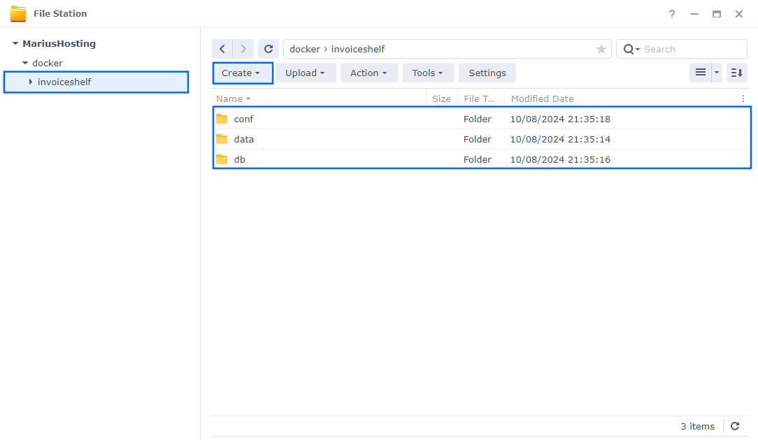 InvoiceShelf Synology NAS Set up 7