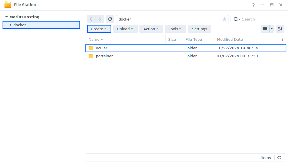 Ocular Synology NAS Set up 1