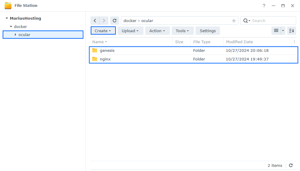 Ocular Synology NAS Set up 2