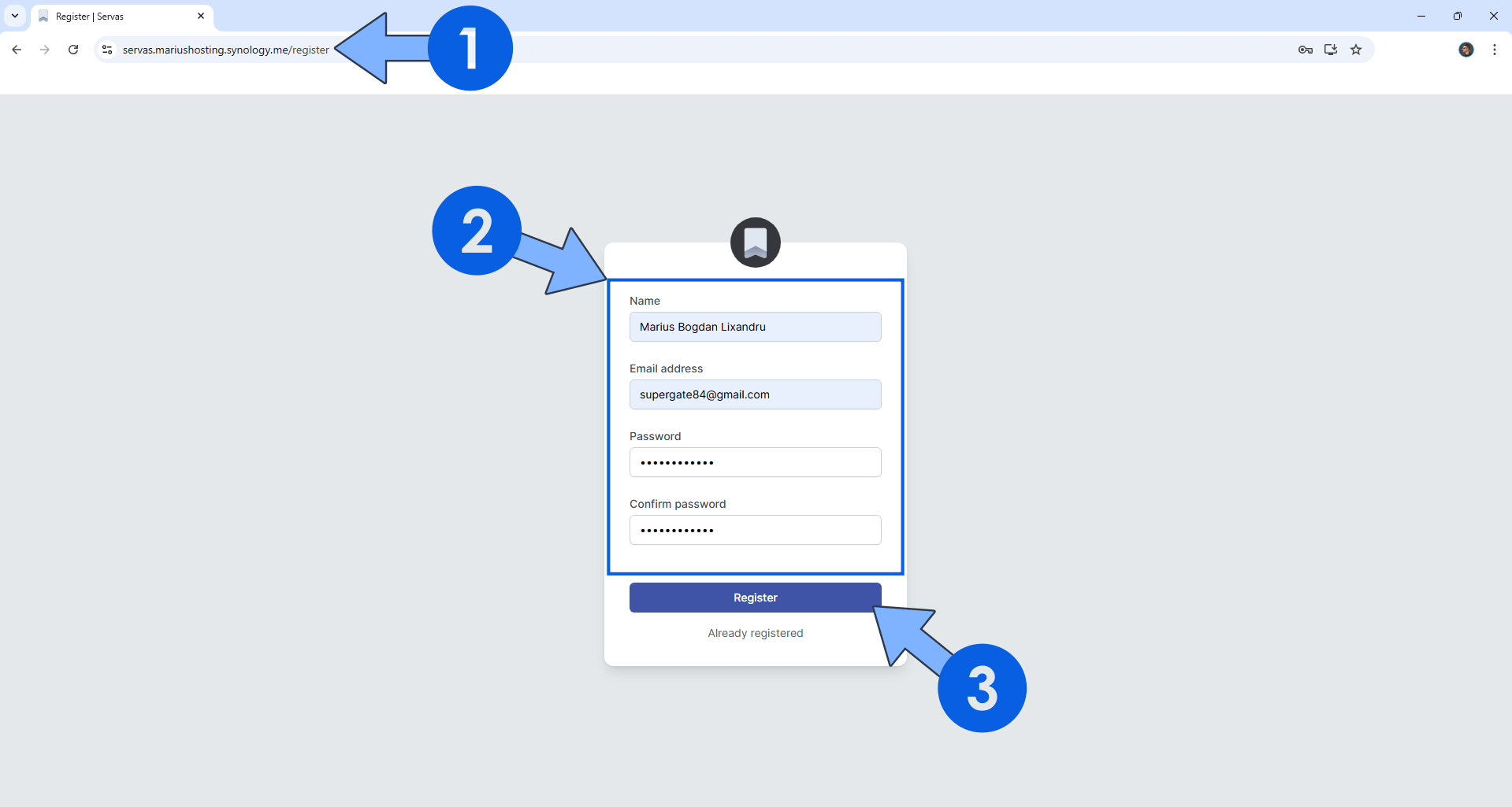 Servas Synology NAS Set up 11