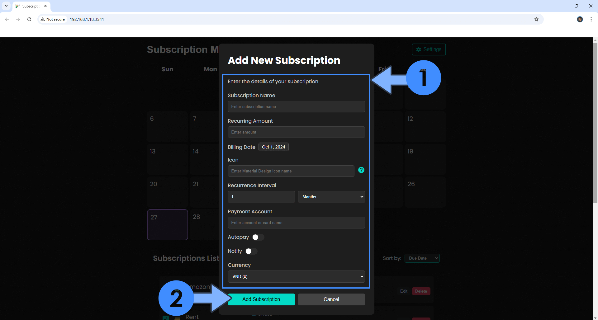 Subscription Manager Synology NAS Set up 5 new 2026