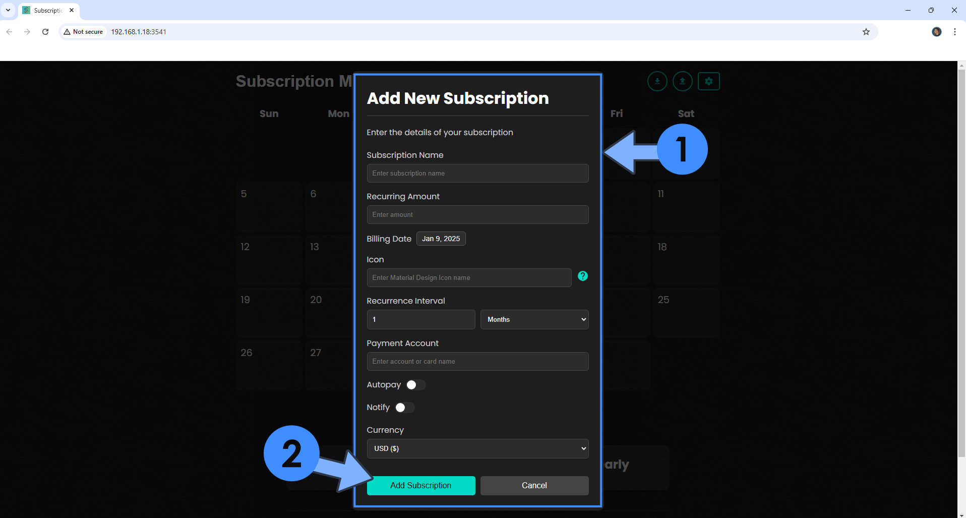 Subscription Manager Synology NAS Set up 6 new 2027