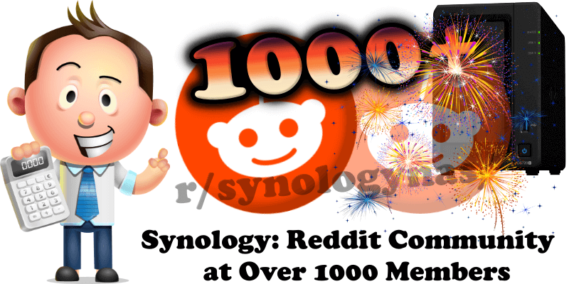 Synology Reddit Community at Over 1000 Members