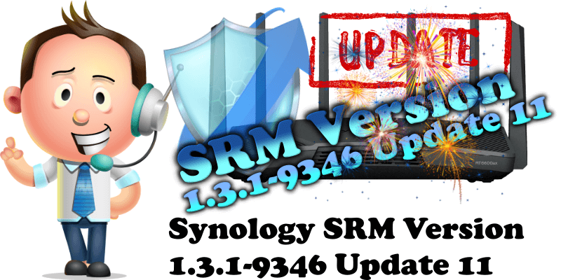 Synology SRM Version 1.3.1-9346 Update 11