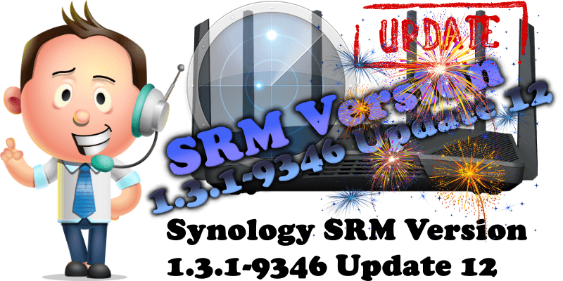 Synology SRM Version 1.3.1-9346 Update 12