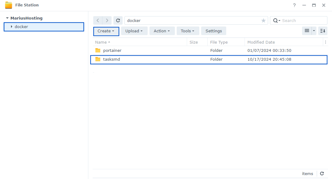 Tasksmd Synology NAS Set up 1