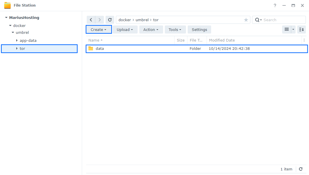 Umbrel OS Synology NAS Set up 3